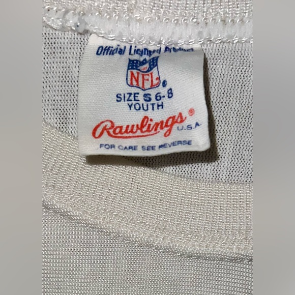 Vintage Kids Boys Dallas Cowboys #12 NFL Football Rawlings Sports Jersey Small - Picture 3 of 7